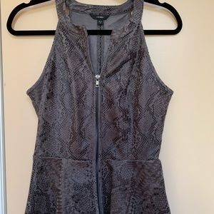 Guess Peplum Snake print top